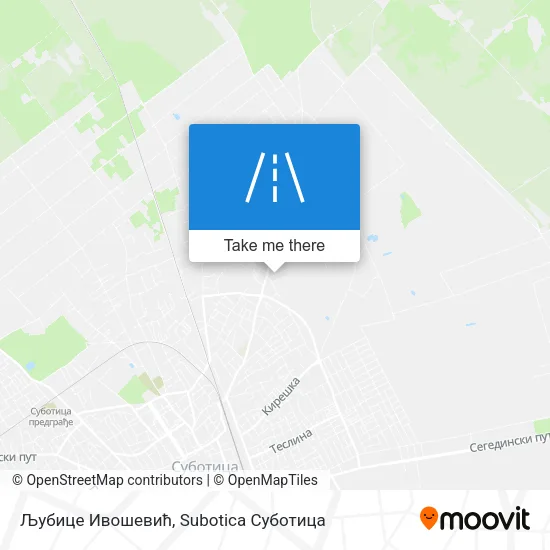 Љубице Ивошевић map