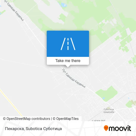 Пекарска map