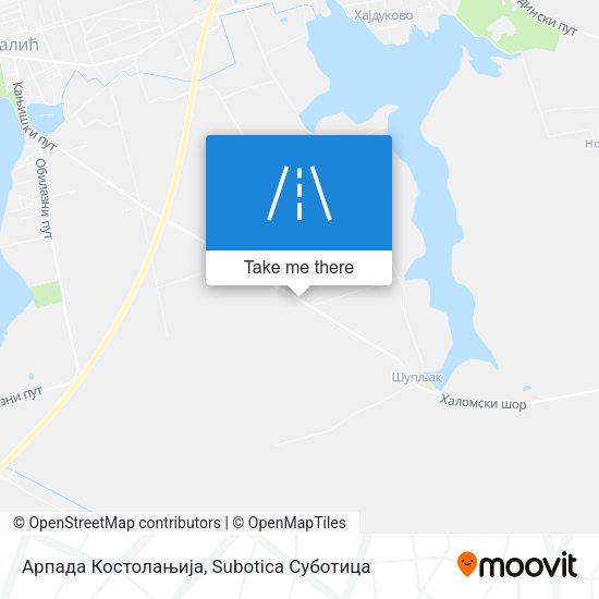 Арпада Костолањија map