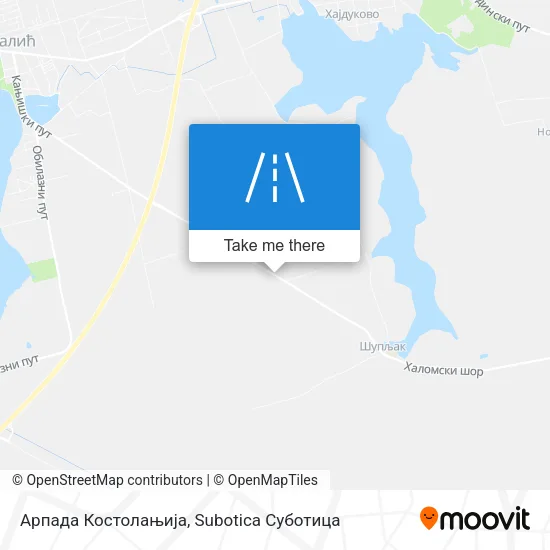 Арпада Костолањија map