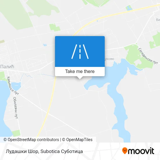Лудашки Шор map