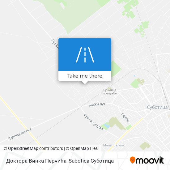 Доктора Винка Перчића map