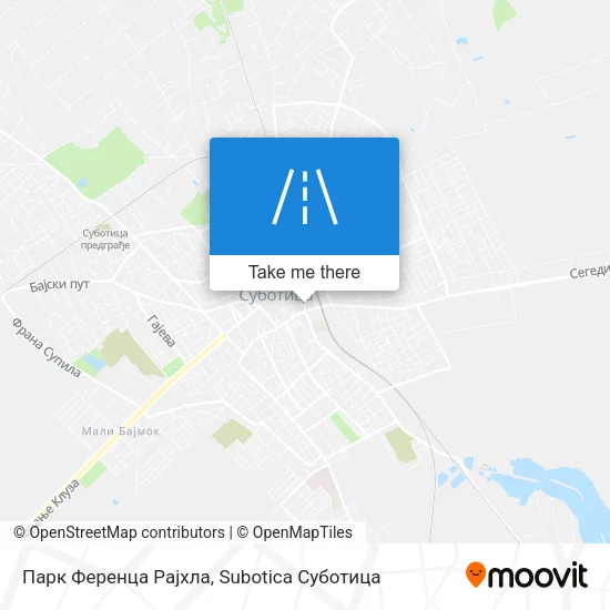 Парк Ференца Рајхла map