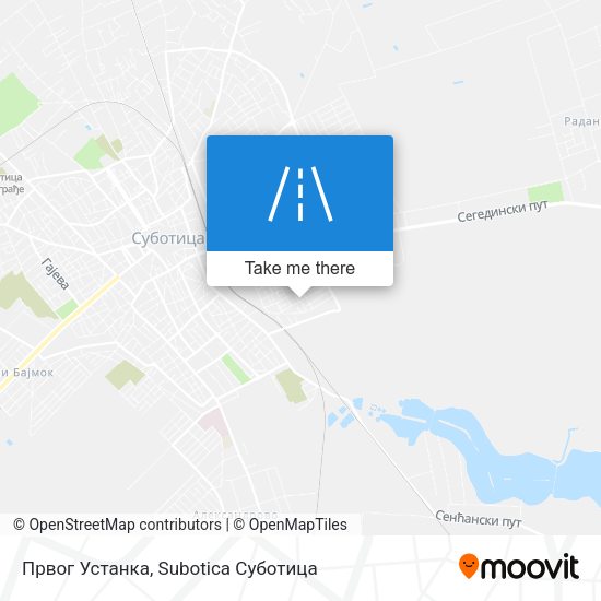 Првог Устанка map