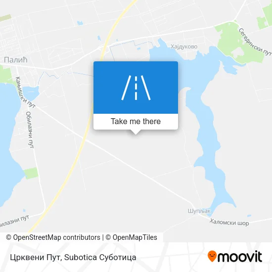 Црквени Пут map