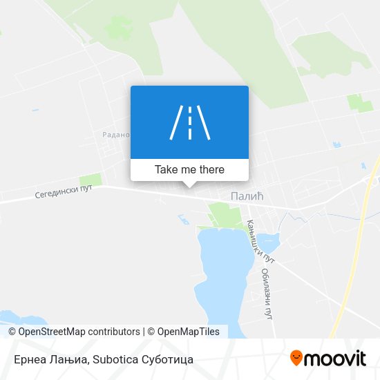 Ернеа Лањиа map