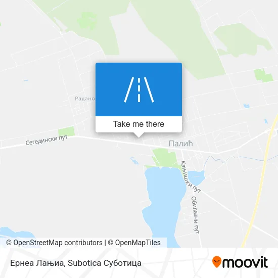 Ернеа Лањиа map