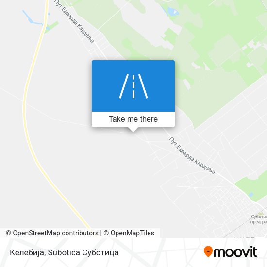 Келебија map