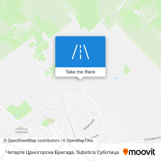 Четврте Црногорске Бригаде map