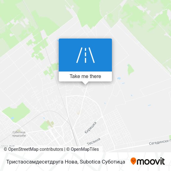 Тристаосамдесетдруга Нова map