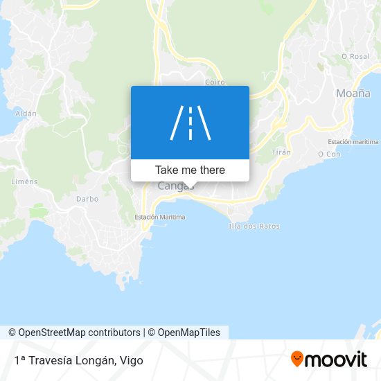 1ª Travesía Longán map