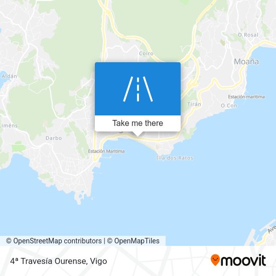 4ª Travesía Ourense map