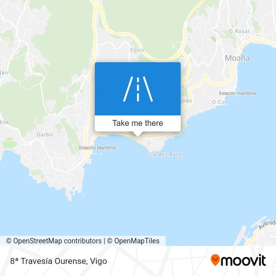 8ª Travesía Ourense map