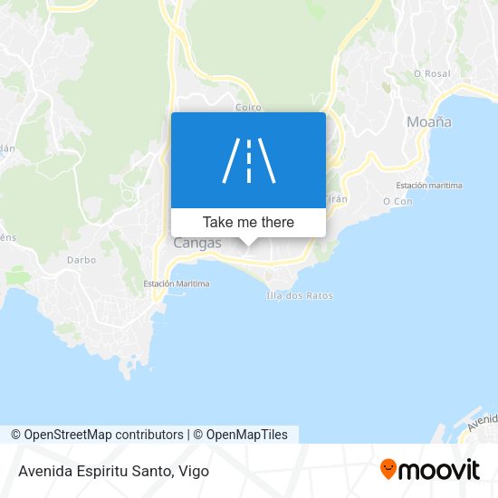 Avenida Espiritu Santo map