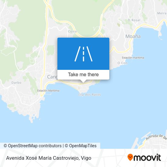 Avenida Xosé María Castroviejo map