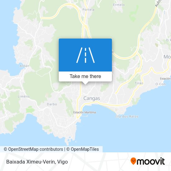 Baixada Ximeu-Verín map