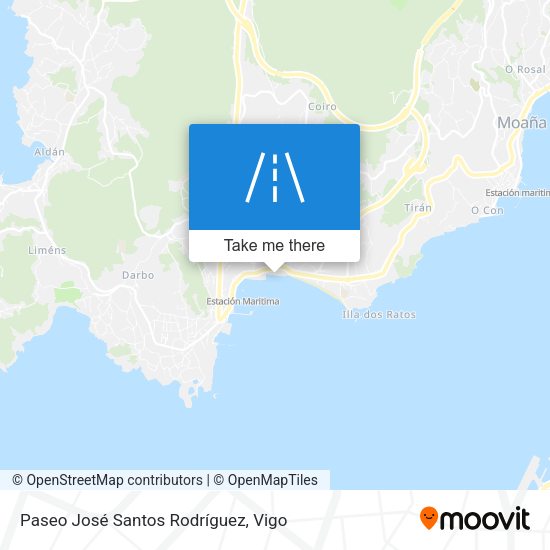 Paseo José Santos Rodríguez map