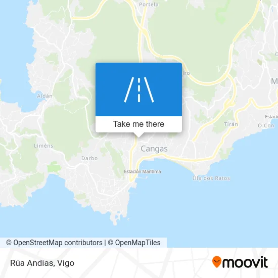 Rúa Andias map