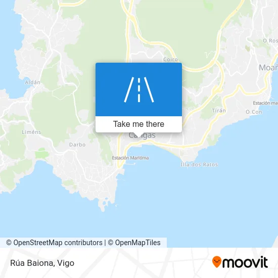 Rúa Baiona map