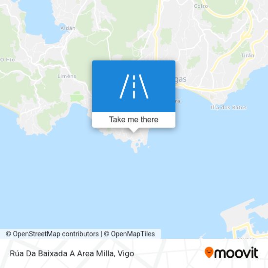 Rúa Da Baixada A Area Milla map