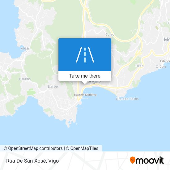 Rúa De San Xosé map
