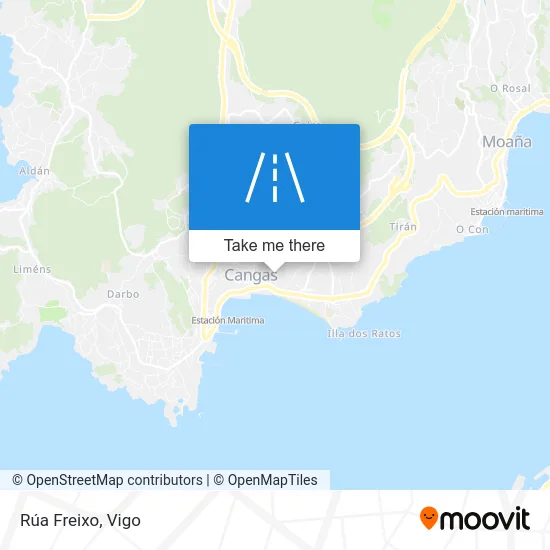 Rúa Freixo map