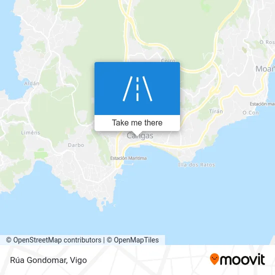 Rúa Gondomar map