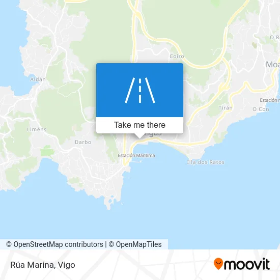 Rúa Marina map
