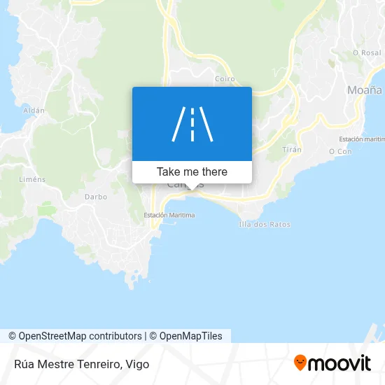 Rúa Mestre Tenreiro map