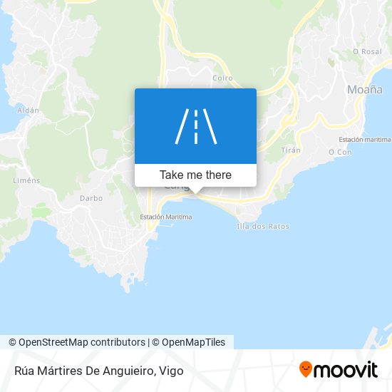 Rúa Mártires De Anguieiro map