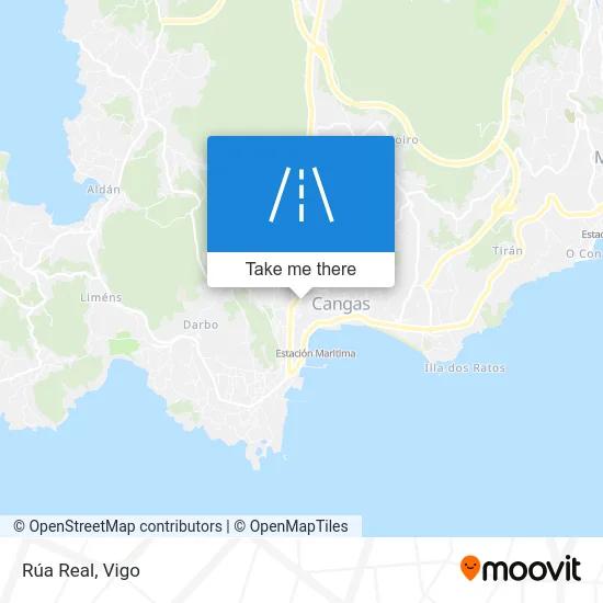 Rúa Real map