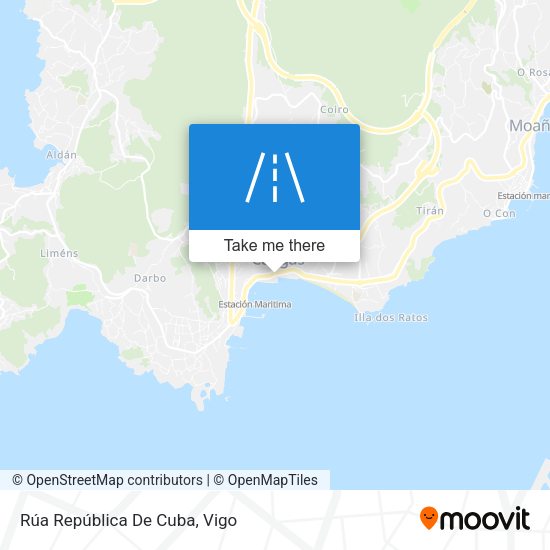 Rúa República De Cuba map