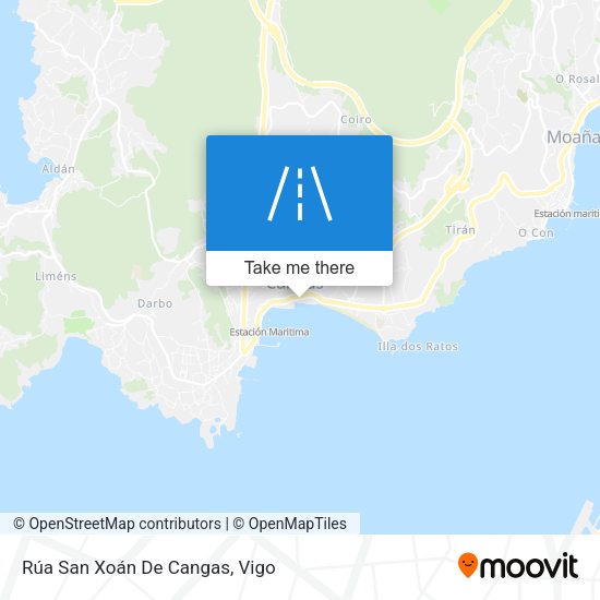Rúa San Xoán De Cangas map