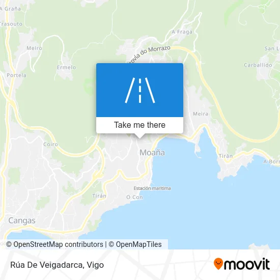 Rúa De Veigadarca map