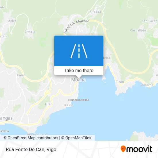 Rúa Fonte De Cán map