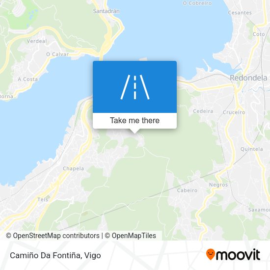 Camiño Da Fontiña map
