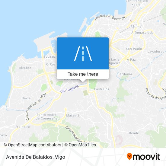 Avenida De Balaídos map