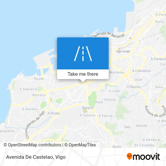 Avenida De Castelao map