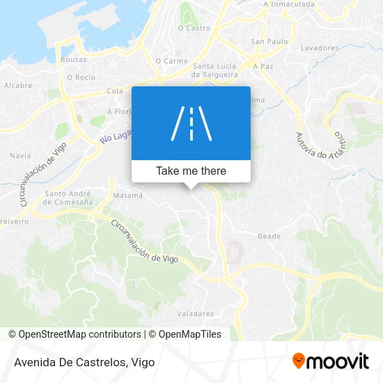Avenida De Castrelos map