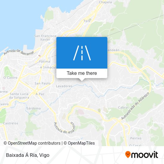 Baixada Á Ría map