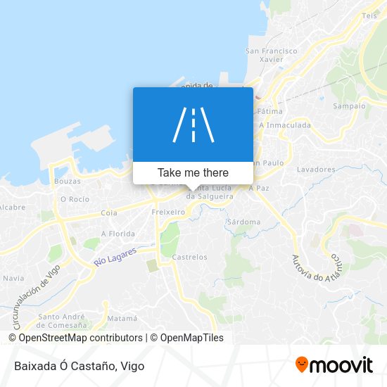 Baixada Ó Castaño map