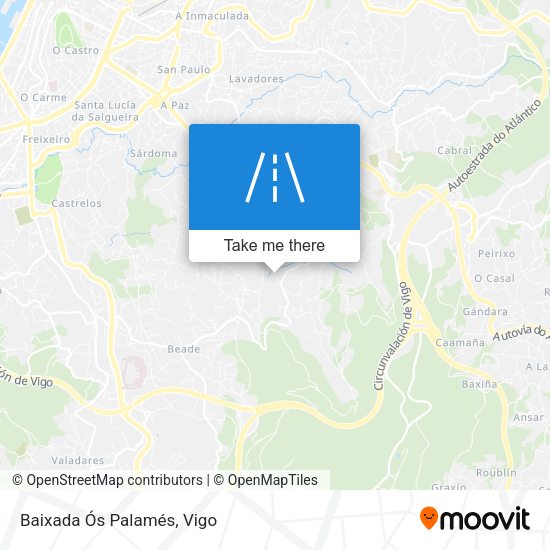 Baixada Ós Palamés map