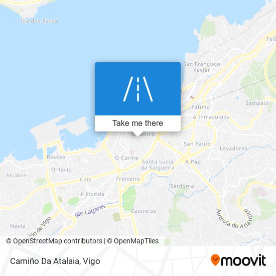 Camiño Da Atalaia map