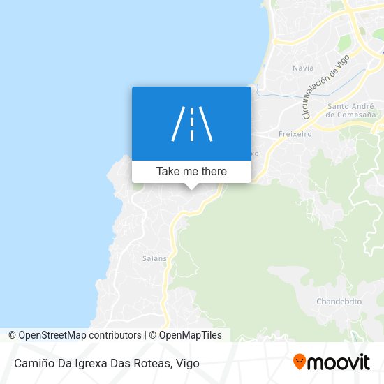 Camiño Da Igrexa Das Roteas map