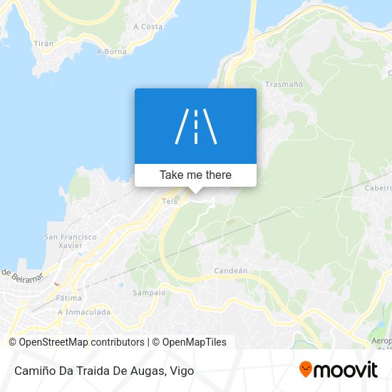 Camiño Da Traida De Augas map