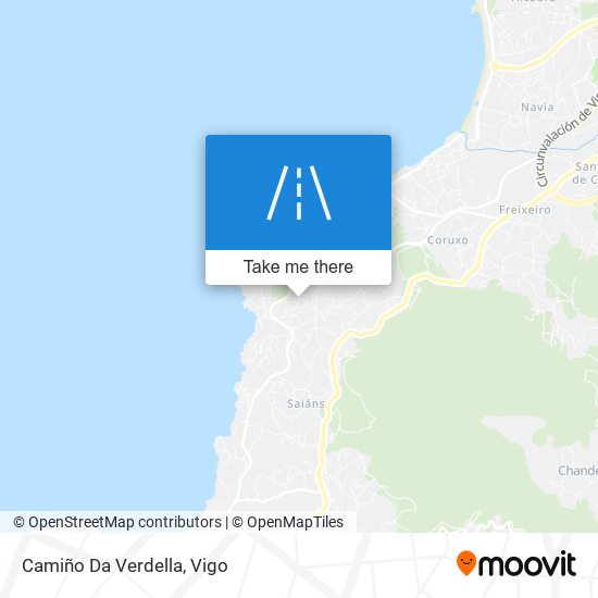 Camiño Da Verdella map