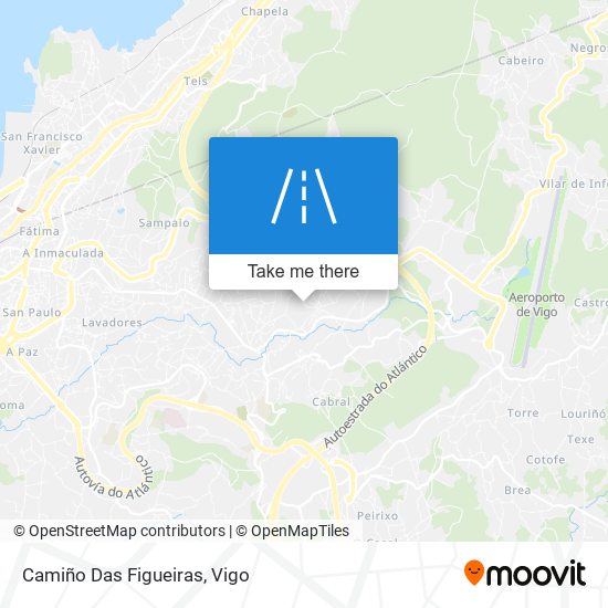 Camiño Das Figueiras map