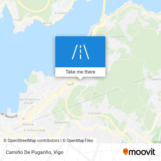 Camiño De Pugariño map