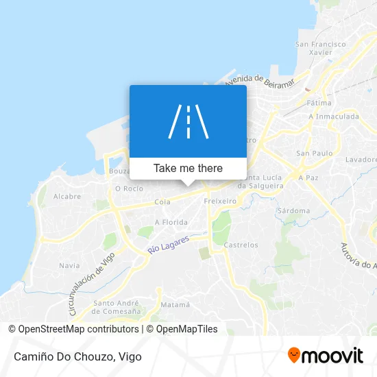 Camiño Do Chouzo map