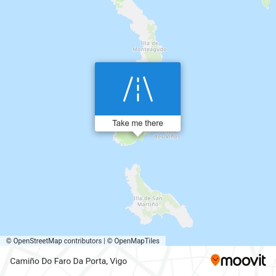 Camiño Do Faro Da Porta map
